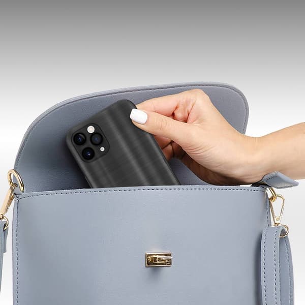iPhone 11 PRO Skal Fodral Case Cover Mobilskydd av flexibelt TPU-silikon i borstad design