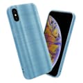 Miniatyrbild 6 av 8: iPhone XS MAX Skal Fodral Case Cover Mobilskydd av flexibelt TPU-silikon i borstad design