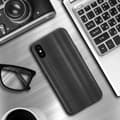 Miniatyrbild 5 av 8: iPhone XS MAX Skal Fodral Case Cover Mobilskydd av flexibelt TPU-silikon i borstad design