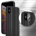 Miniatyrbild 8 av 8: iPhone XS MAX Skal Fodral Case Cover Mobilskydd av flexibelt TPU-silikon i borstad design