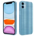 Miniatyrbilde 1 av 8: Deksel til iPhone 11 Beskyttelsesdeksel laget av fleksibel TPU-silikon i børstet design