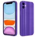 Miniatyrbilde 1 av 8: Deksel til iPhone 11 Beskyttelsesdeksel laget av fleksibel TPU-silikon i børstet design