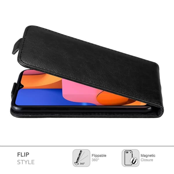Deksel til Samsung Galaxy A20s Flip Etui med magnetisk lukking