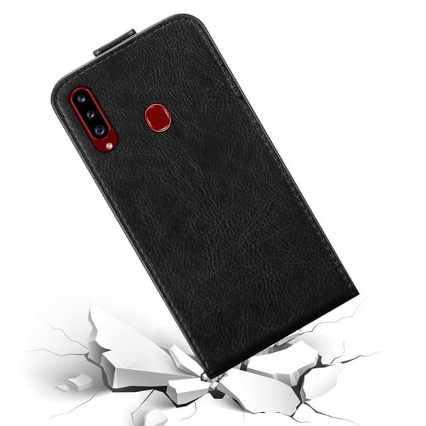 Deksel til Samsung Galaxy A20s Flip Etui med magnetisk lukking