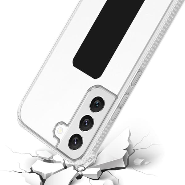 Samsung Galaxy S22 Skal Fodral Mobilskydd Skyddsfodral Case Cover av flexibelt TPU-silikon med hållare och stativfunktion