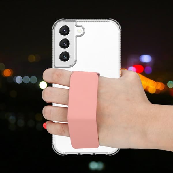 Samsung Galaxy S22 Skal Fodral Mobilskydd Skyddsfodral Case Cover av flexibelt TPU-silikon med hållare och stativfunktion