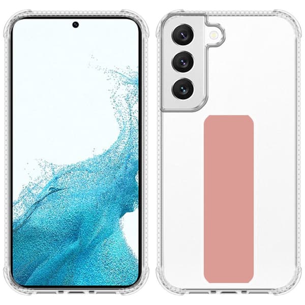 Samsung Galaxy S22 Skal Fodral Mobilskydd Skyddsfodral Case Cover av flexibelt TPU-silikon med hållare och stativfunktion