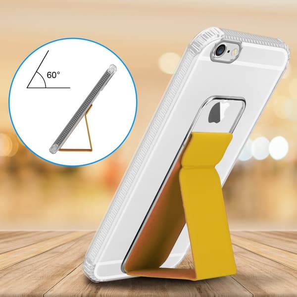 Deksel til iPhone 6 / 6S Beskyttelsesdeksel av fleksibelt TPU-silikon med holder og stativfunksjon