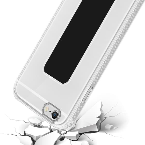 iPhone 6 / 6S Suojakuori Suojakotelo valmistettu joustavasta TPU-silikonista jossa on pidike ja jalusta-toiminto
