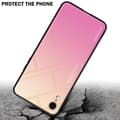 Miniatyrbilde 4 av 7: Deksel til iPhone XS MAX Silikondeksel av TPU-silikon og bakside av herdet glass