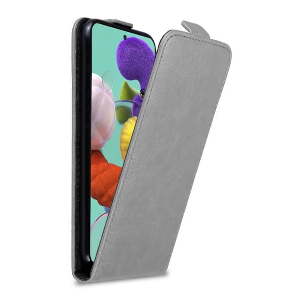 Samsung Galaxy A51 4G / M40s Suojakotelo Suojakuori Lompakkokotelo Matkapuhelinkotelo flip muotoilu magneettisuljenta TITAANIN HARMAA