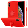 Miniatyrbild 1 av 8: iPhone XS MAX Skal Fodral Mobilskydd av flexibelt TPU-silikon med ring Skyddsfodral Case Cover