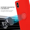 Pikkukuva 9 / 9: iPhone XS MAX Suojakotelo Suojakuori joustavasta TPU-silikonista jossa on rengas
