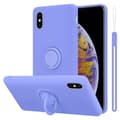 Miniatyrbild 1 av 8: iPhone XS MAX Skal Fodral Mobilskydd av flexibelt TPU-silikon med ring Skyddsfodral Case Cover