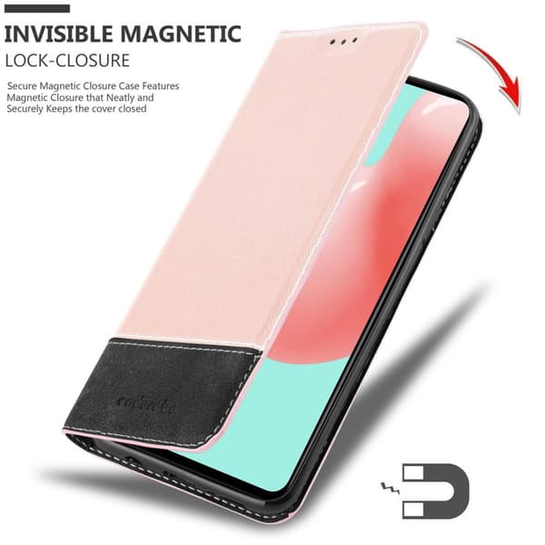 Lommebokdeksel til Samsung Galaxy A41 Deksel med magnetisk lukking, stativfunksjon og kortlomme