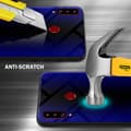 Miniatyrbilde 3 av 7: Deksel til Samsung Galaxy A20s Stripe optics Silikondeskel laget av TPU-silikon og bakside av herdet glass