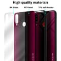 Miniatyrbilde 7 av 7: Deksel til Samsung Galaxy A20s Stripe optics Silikondeskel laget av TPU-silikon og bakside av herdet glass