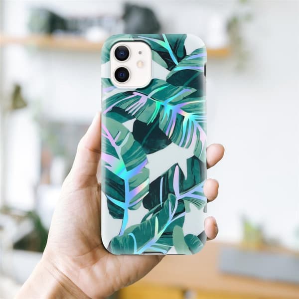 iPhone 12 / 12 PRO Skal Fodral av TPU-silikon med blommönster Mobilskydd