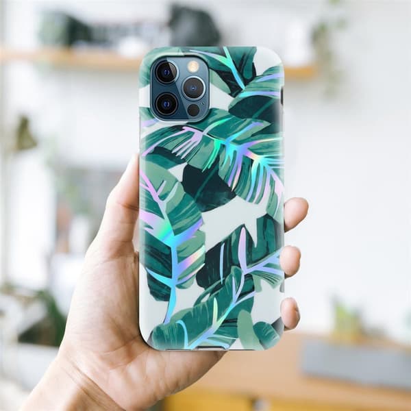 Deksel til iPhone 12 PRO MAX Lommebokdeskel av TPU-silikon med blomstermønster