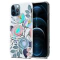 Miniatyrbilde 1 av 7: Deksel til iPhone 12 PRO MAX Lommebokdeskel av TPU-silikon med blomstermønster