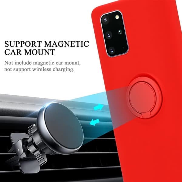 Samsung Galaxy S20 PLUS Skal Fodral Mobilskydd av flexibelt TPU-silikon med ring Skyddsfodral Case Cover