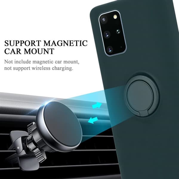Samsung Galaxy S20 PLUS Skal Fodral Mobilskydd av flexibelt TPU-silikon med ring Skyddsfodral Case Cover