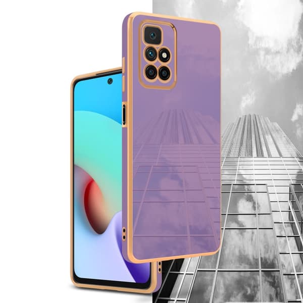 Xiaomi RedMi 10 Suojakuori Suojakotelo joka on valmistettu joustavasta TPU-silikonista ja jossa on kameran suojaus