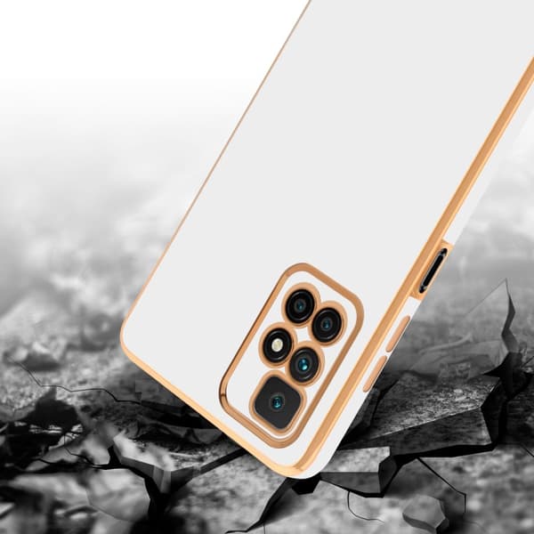 Xiaomi RedMi 10 Suojakuori Suojakotelo joka on valmistettu joustavasta TPU-silikonista ja jossa on kameran suojaus