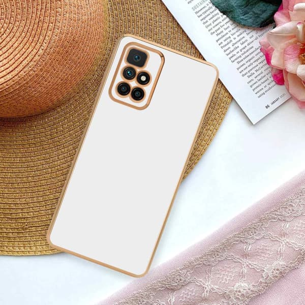 Xiaomi RedMi 10 Suojakuori Suojakotelo joka on valmistettu joustavasta TPU-silikonista ja jossa on kameran suojaus