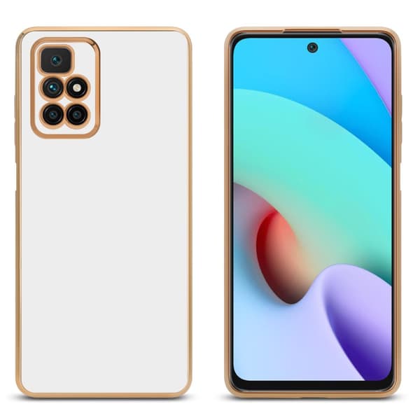 Xiaomi RedMi 10 Suojakuori Suojakotelo joka on valmistettu joustavasta TPU-silikonista ja jossa on kameran suojaus