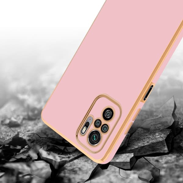 Xiaomi RedMi NOTE 10 4G / RedMi NOTE 11 4G Suojakuori Suojakotelo joka on valmistettu joustavasta TPU-silikonista ja jossa on kameran suojaus
