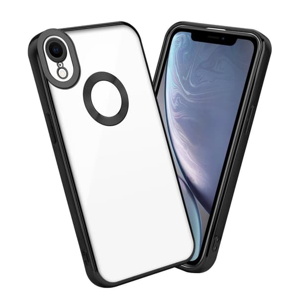 Deksel til iPhone XR Beskyttelsesdeksel av fleksibelt TPU-silikon med kromapplikasjon