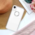 Miniatyrbilde 8 av 8: Deksel til iPhone XR Beskyttelsesdeksel av fleksibelt TPU-silikon med kromapplikasjon
