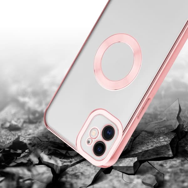 iPhone 11 Suojakuori Suojakotelo joustavasta TPU-silikonista jossa on kromisovellus