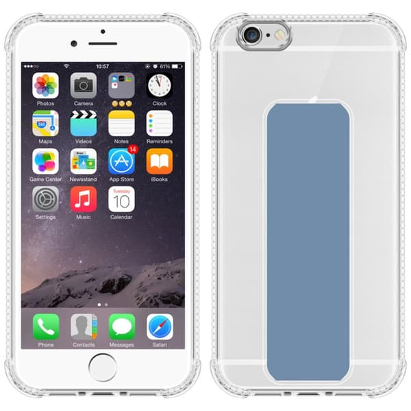 iPhone 6 PLUS / 6S PLUS Suojakuori Suojakotelo valmistettu joustavasta TPU-silikonista jossa on pidike ja jalusta-toiminto
