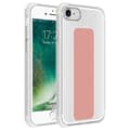 Miniatyrbilde 1 av 11: Deksel til iPhone 7 / 7S / 8 / SE 2020 Beskyttelsesdeksel av fleksibelt TPU-silikon med holder og stativfunksjon