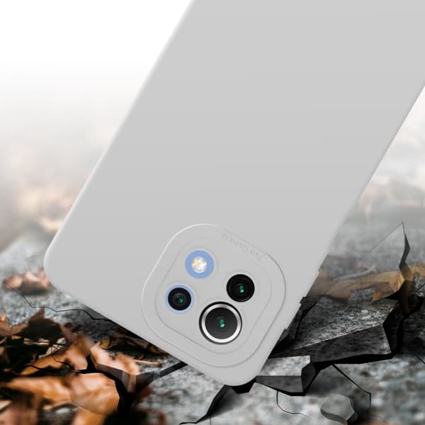 Xiaomi Mi 11 LITE (4G / 5G) / 11 LITE NE Fodral Skal Case Cover av flexibelt TPU-silikon Bobilskydd