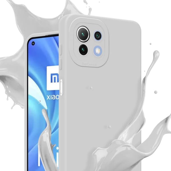 Xiaomi Mi 11 LITE (4G / 5G) / 11 LITE NE Fodral Skal Case Cover av flexibelt TPU-silikon Bobilskydd