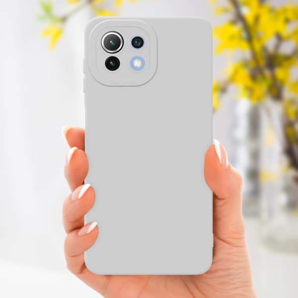 Xiaomi Mi 11 LITE (4G / 5G) / 11 LITE NE Fodral Skal Case Cover av flexibelt TPU-silikon Bobilskydd