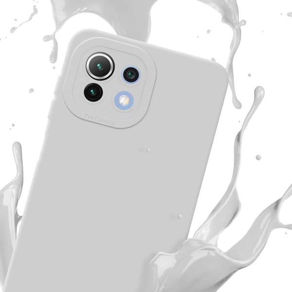Xiaomi Mi 11 LITE (4G / 5G) / 11 LITE NE Fodral Skal Case Cover av flexibelt TPU-silikon Bobilskydd