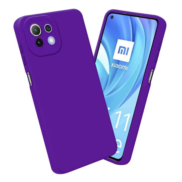 Xiaomi Mi 11 LITE (4G / 5G) / 11 LITE NE Fodral Skal Case Cover av flexibelt TPU-silikon Bobilskydd