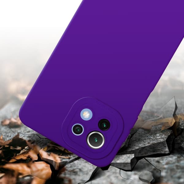 Xiaomi Mi 11 LITE (4G / 5G) / 11 LITE NE Fodral Skal Case Cover av flexibelt TPU-silikon Bobilskydd