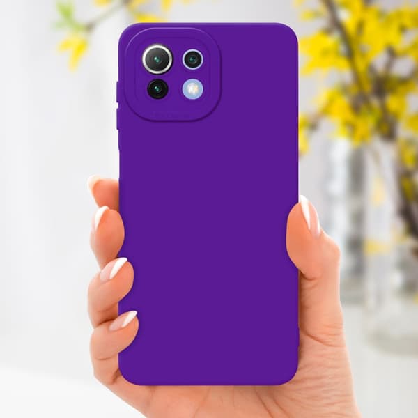 Xiaomi Mi 11 LITE (4G / 5G) / 11 LITE NE Fodral Skal Case Cover av flexibelt TPU-silikon Bobilskydd