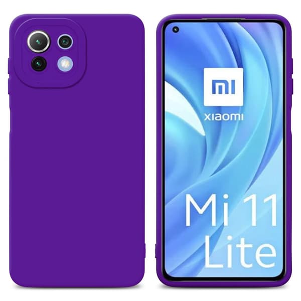 Xiaomi Mi 11 LITE (4G / 5G) / 11 LITE NE Fodral Skal Case Cover av flexibelt TPU-silikon Bobilskydd