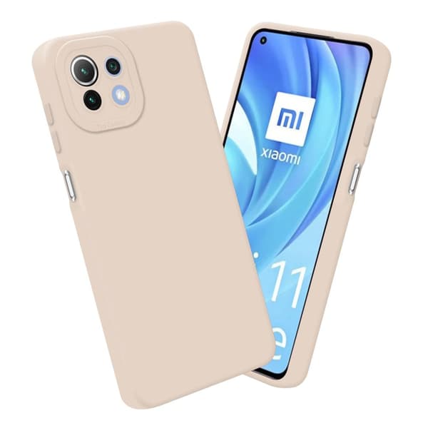 Xiaomi Mi 11 LITE (4G / 5G) / 11 LITE NE Fodral Skal Case Cover av flexibelt TPU-silikon Bobilskydd