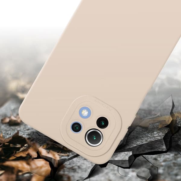 Xiaomi Mi 11 LITE (4G / 5G) / 11 LITE NE Fodral Skal Case Cover av flexibelt TPU-silikon Bobilskydd