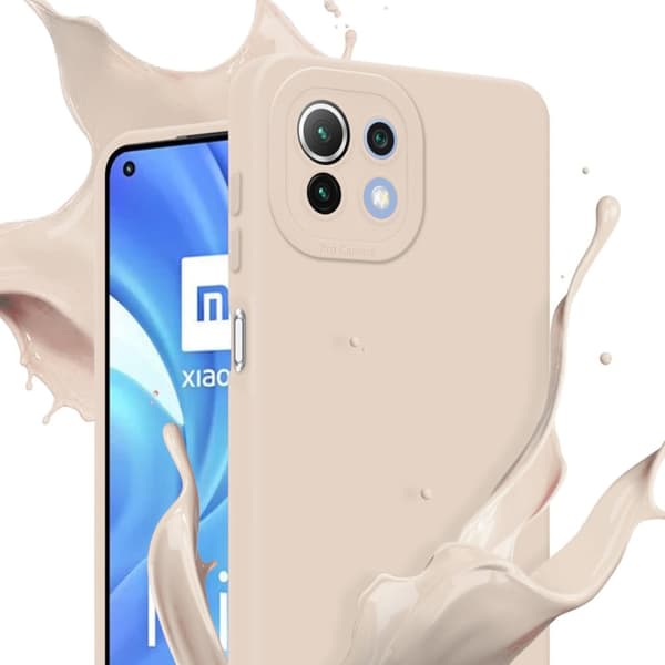 Xiaomi Mi 11 LITE (4G / 5G) / 11 LITE NE Fodral Skal Case Cover av flexibelt TPU-silikon Bobilskydd