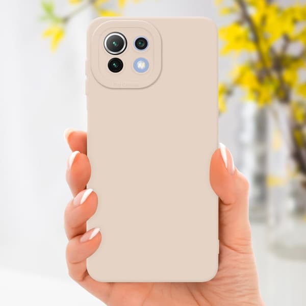 Xiaomi Mi 11 LITE (4G / 5G) / 11 LITE NE Fodral Skal Case Cover av flexibelt TPU-silikon Bobilskydd