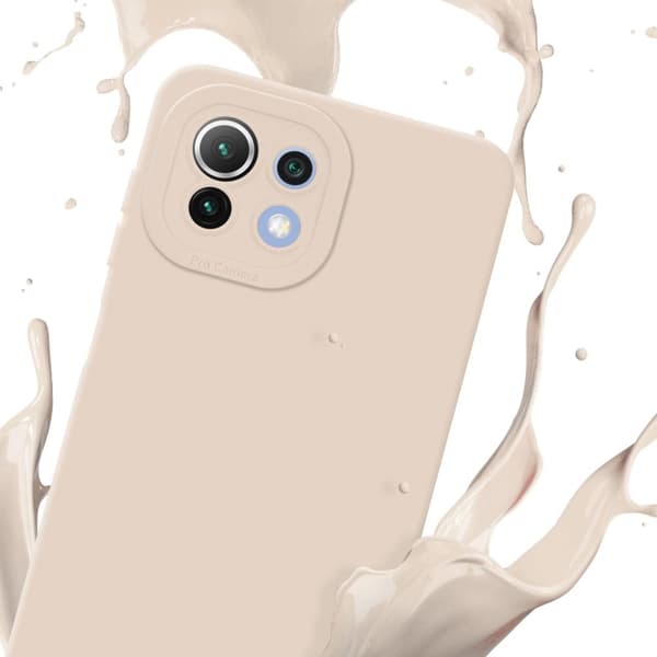 Xiaomi Mi 11 LITE (4G / 5G) / 11 LITE NE Fodral Skal Case Cover av flexibelt TPU-silikon Bobilskydd