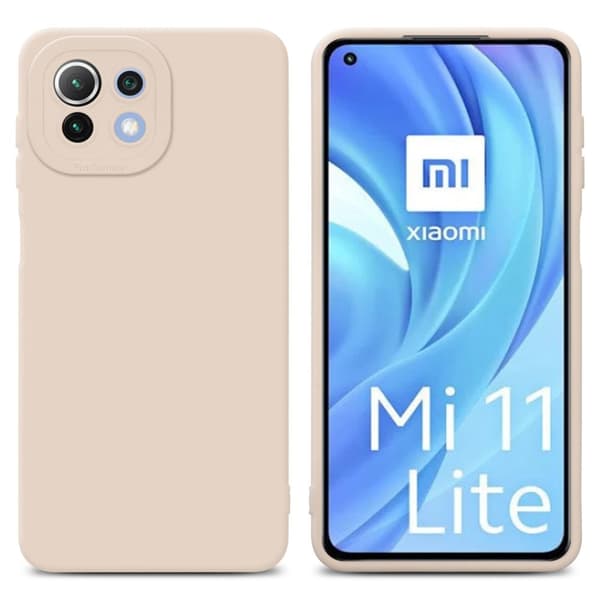 Xiaomi Mi 11 LITE (4G / 5G) / 11 LITE NE Fodral Skal Case Cover av flexibelt TPU-silikon Bobilskydd